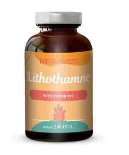 Diet-Food Calcium komplex dla kości - lithothamne z probiotykiem Suplement diety 200 kaps. - Stawy, mięśnie, kości - miniaturka - grafika 1