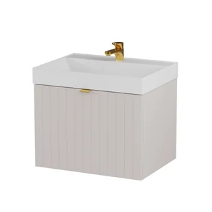 Szafka łazienkowa pod umywalkę Krofam Harmo 60 cm kaszmirowy mat 158-0102 - Szafki łazienkowe - miniaturka - grafika 1