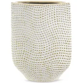 Wazony i flakony - Wazon EUROFIRANY Verda 02 21 x 8 x 27 cm Biały - miniaturka - grafika 1