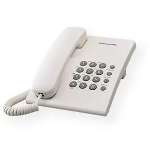 Panasonic Corded KX-TS500FX 475 g, 150 x 200 x 96 mm, Biały ...nie z tej ziemi - OFERTY z KOSMOSU - Telefony stacjonarne - miniaturka - grafika 1