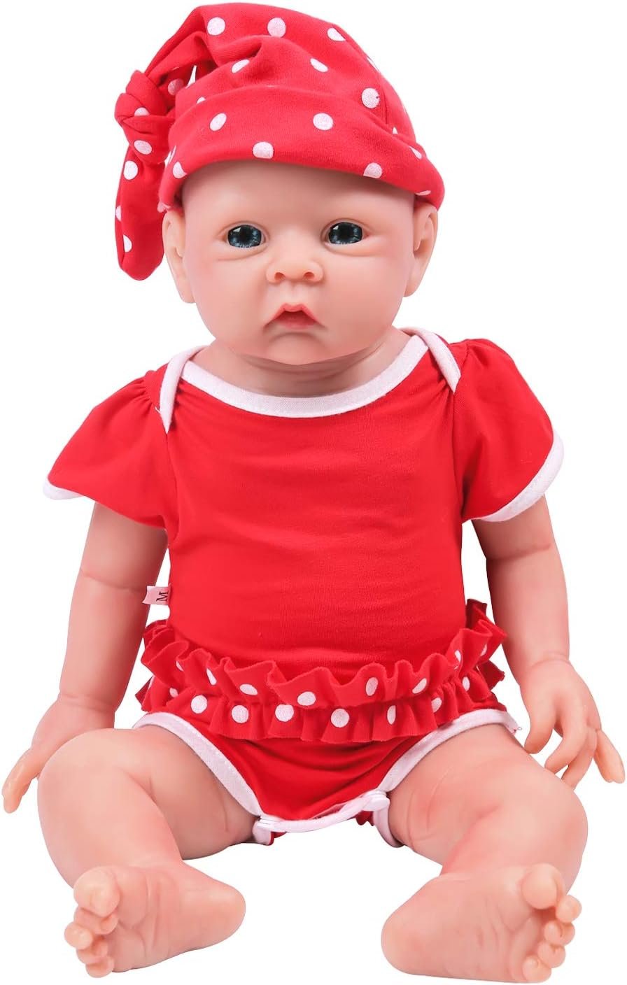 Realistyczna Lalka dla dzieci Reborn Ivita dziewczynka silikonowa