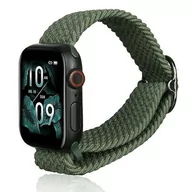 Akcesoria do smartwatchy - Pasek BELINE Textile do Apple Watch 2/3/4/5/6/7/8/SE/SE 2 (38/40/41mm) Zielony - miniaturka - grafika 1