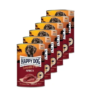 Happy Dog Sensible Pure Africa 6x400g - Mokra karma dla psów - miniaturka - grafika 1