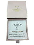 Bransoletki - Bransoletka szczęścia zodiakalna SKORPION - miniaturka - grafika 1