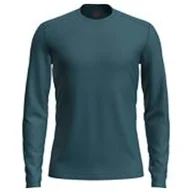 Koszulki męskie - Koszulka męska Icebreaker 260 Tech LS Crewe Topaz M - miniaturka - grafika 1