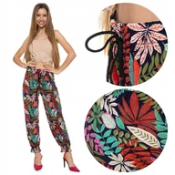 Spodnie damskie - Spodnie Damskie Alladynki Haremki Pumpy Luźne Spodnie MORAJ r. S/M - miniaturka - grafika 1