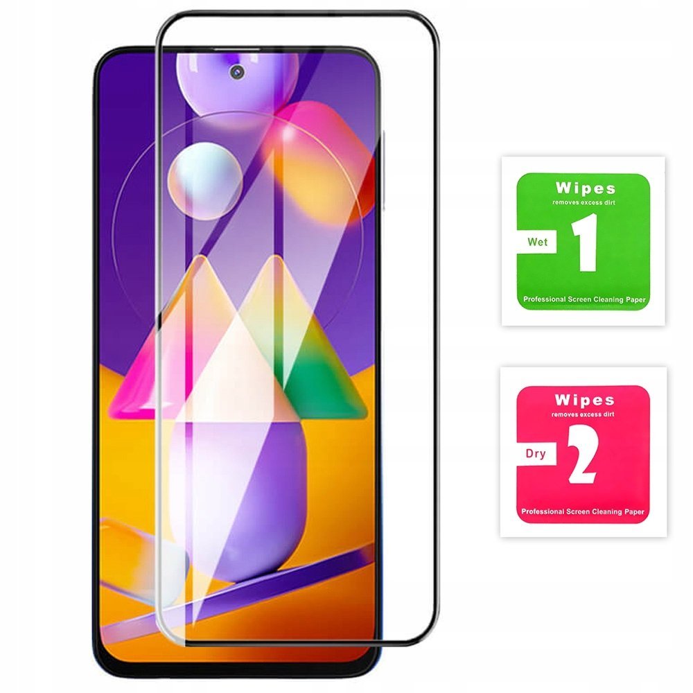 SZKŁO HARTOWANE 5D OCHRONNE PEŁNE CAŁY EKRAN Z RAMKĄ DO SAMSUNG GALAXY M51