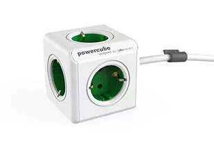 PowerCube Listwa zasilająca Allocacoc Allocacoc Extended incl.1.5 m Cable green (1306GN/DEEXPC) - Listwy zasilające - miniaturka - grafika 1