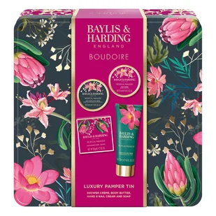 Baylis&Harding Boudoire Luxury Pamper Tin Gift Set - Zestawy kosmetyków damskich - miniaturka - grafika 1