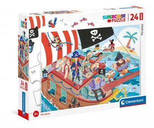 Clementoni Puzzle 24 elementy Maxi Pirates GXP-767621 - Puzzle - miniaturka - grafika 1