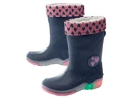 Buty dla dziewczynek - lupilu® Kalosze dziewczęce, 1 para (Granatowy, 26/27) - miniaturka - grafika 1