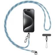 Kable USB - Usams SJ746 30W USB-C to Lightning 1.2m Blue Phone Lanyard with Charging Cable - miniaturka - grafika 1