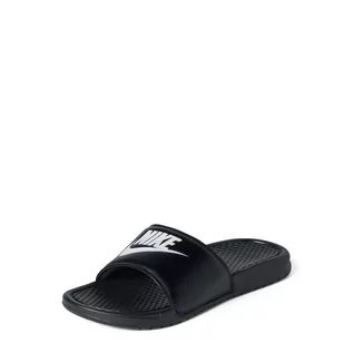 Sandały damskie - Klapki z nadrukiem z logo model Benassi - Nike - grafika 1