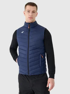 4F Bezrękawnik puchowy z wypełnieniem syntetycznym męski - granatowy XXL - Kurtki męskie 4F Bezrękawnik puchowy z wypełnieniem syntetycznym męski - granatowy XXL - Kurtki męskie - miniaturka - grafika 1