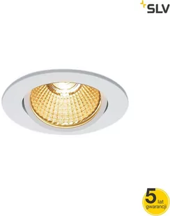 SLV Lampa wpuszczana NEW TRIA 68 I CS biały 2700K 1003066 - Oprawy, klosze i abażury - miniaturka - grafika 1