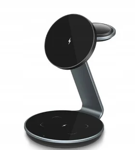 Magnetyczna ładowarka bezprzewodowa 3 w 1 szybkie ładowanie max 15W - Ładowarki do telefonów Magnetyczna ładowarka bezprzewodowa 3 w 1 szybkie ładowanie max 15W - Ładowarki do telefonów - miniaturka - grafika 1