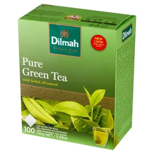 Dilmah PURE GREEN | | ZIEL. HERBATA | 150 G | 100 T. EKSP. BEZ ET. - Herbata - miniaturka - grafika 2