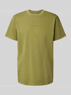 Koszulki męskie - T-shirt z naszywką z logo - miniaturka - grafika 1