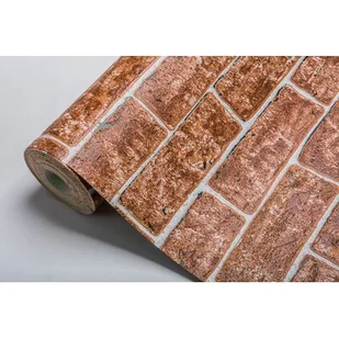 Tapeta winylowa cegła naturalna na papierze 0,53 x 10,05 m - Tapety - miniaturka - grafika 1