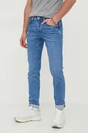 Spodnie męskie - Pepe Jeans jeansy męskie kolor niebieski - miniaturka - grafika 1