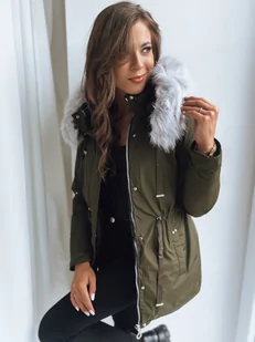 Kurtka damska parka MOLLA zielona Dstreet TY3658-L - Kurtki damskie - miniaturka - grafika 1