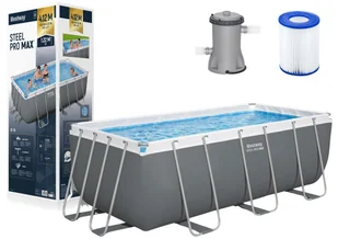 Bestway 56456 Basen Stelażowy 412 x 201 x 122 cm  - Baseny ogrodowe - miniaturka - grafika 1