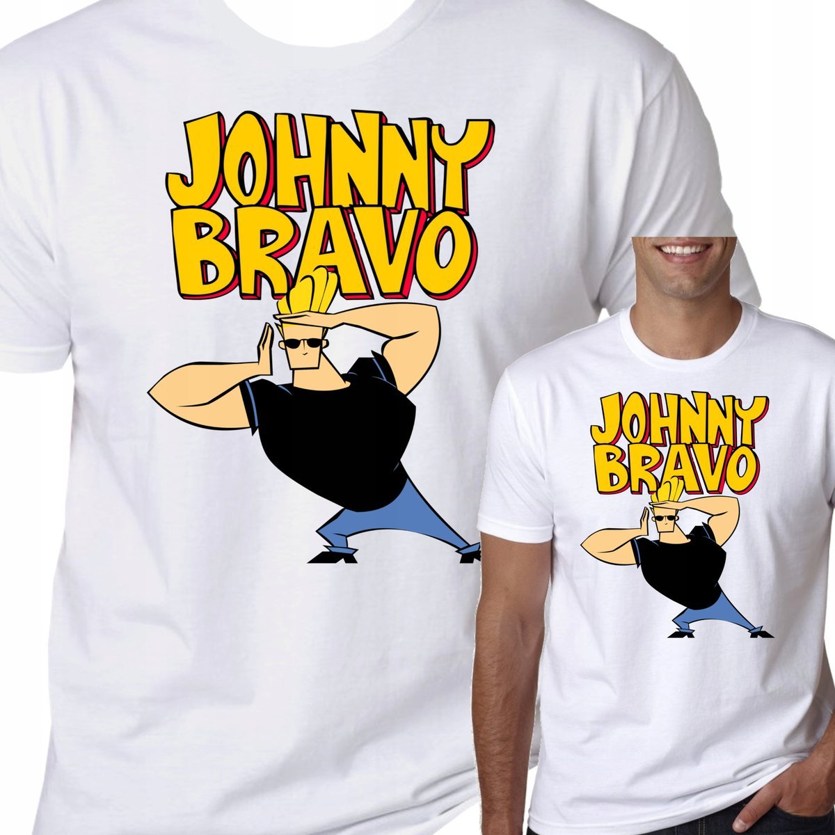 KOSZULKA JOHNY BRAVO BAJKA CARTOON NETWORK S 3048