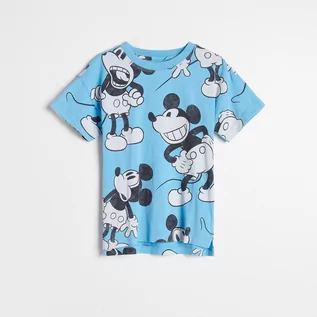 Koszulki dla chłopców - Reserved Reserved - T-shirt Mickey Mouse - Niebieski - grafika 1
