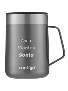 Kubek termiczny z grawerem Contigo Streeterville 420 ml - Szary - Kubki termiczne - miniaturka - grafika 1