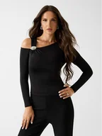 Koszulki i topy damskie - Marciano Guess Top 180077 Czarny Classic Fit - miniaturka - grafika 1