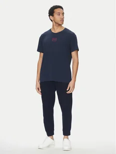 HUGO T-Shirt Laze 50525236 Granatowy Regular Fit - Koszulki męskie - miniaturka - grafika 1