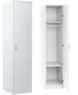 Szafy - Szafa Słupek Wiktoria Sz07 55cmx45X193 cm Biały - miniaturka - grafika 1