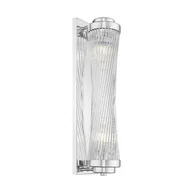 Lampy ścienne - Zuma Line Sergio kinkiet 2x60W chrom/szkło przezroczyste W0528-02M-B5AC - miniaturka - grafika 1