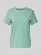 Koszulki i topy damskie - T-shirt o kroju regular fit z czystej bawełny - miniaturka - grafika 1
