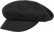 Czapki dla dzieci - Czapka Newsboy Tropic Halifax by Kangol, czarny, M (56-57 cm) - miniaturka - grafika 1