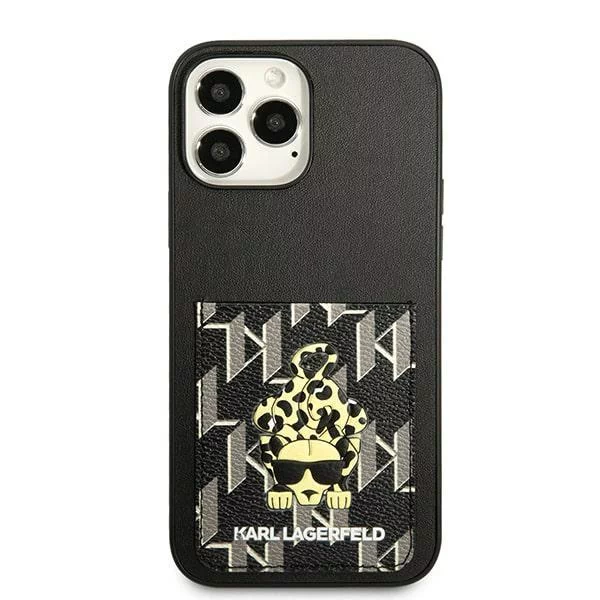 Etui Karl Lagerfeld do iPhone 13 Pro Max 6,7" hardcase czarny/black Karlimals Cardslot