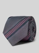 Krawaty i muchy męskie - Krawat z jedwabiu ze wzorem na całej powierzchni (7,5 cm) - miniaturka - grafika 1