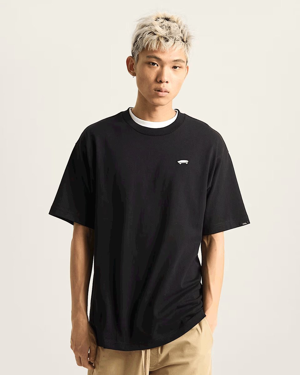 t-shirt uomo vans vn000p56blk1 - salton blk1 black