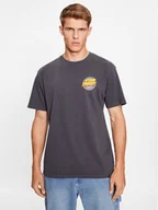 Koszulki męskie - DC T-Shirt Burner Tees ADYZT05271 Czarny Regular Fit - miniaturka - grafika 1