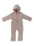 Pajacyki dla niemowląt - Hofbrucker Wełniany kombinezon w kolorze beżowym - miniaturka - grafika 1
