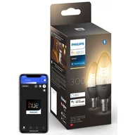 Systemy inteligentnych domów - Philips Hue Philips Hue White Żarówka Filament C37 2xE14 - miniaturka - grafika 1