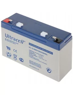 Akumulator Ul 12-6 Ultracell 6V/12AH-UL - Baterie do zasilaczy awaryjnych UPS - miniaturka - grafika 1