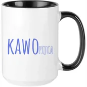 Kubki - Kubek XXL Czarny KAWOPIJCA Na Prezent Do Pracy Zabawne Wzory - miniaturka - grafika 1