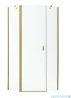 Kabiny prysznicowe - Radaway Nes Gold Ptj kabina pięciokątna 90x80cm lewa złoty połysk 10052000-09-01L/10052300-09-01 - miniaturka - grafika 1