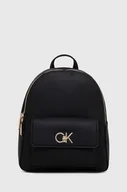 Plecaki - Calvin Klein plecak damski kolor czarny mały gładki - miniaturka - grafika 1