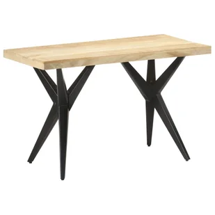 vidaXL Lumarko Stół jadalniany, 120x60x76 cm, lite drewno mango 323560 - Stoły - miniaturka - grafika 1