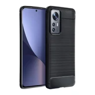 Etui i futerały do telefonów - Futera CARBON do XIAOMI Redmi 12C czarny - miniaturka - grafika 1
