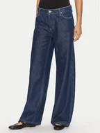 Spodnie damskie - Please Jeansy P2O2CQZNRM Niebieski Wide Leg - miniaturka - grafika 1