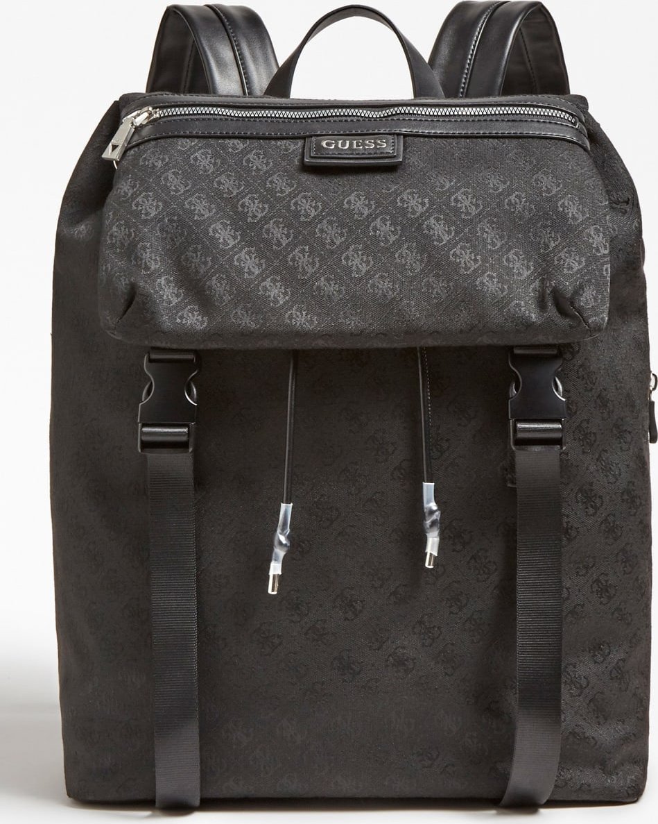 Guess Guess, Salameda, Polyester, Backpack, Black, Laptop Compartiment, Unisex Unisex