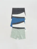 Skarpetki dla dzieci - Reserved - Bawełniane bokserki 5 pack - miętowy - miniaturka - grafika 1